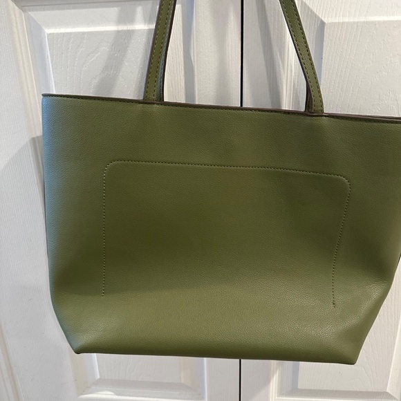 Anne Klein olive tote - Picture 3 of 6